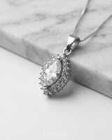 Eklavya Élanora Marquise Pendant & Earrings Set — catalog image 4