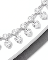 Eklavya Étoile Heart Charm Anklet — catalog image 2
