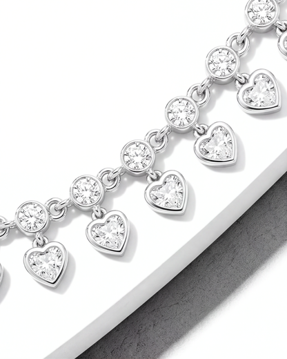 Étoile Heart Charm Anklet [1-of-1 Ed.]