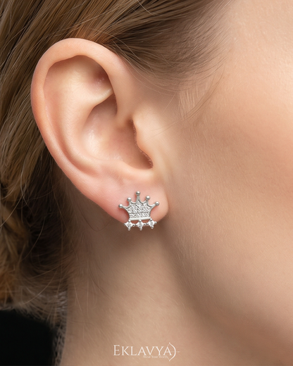 Royalé Crown Pendant & Earrings Set