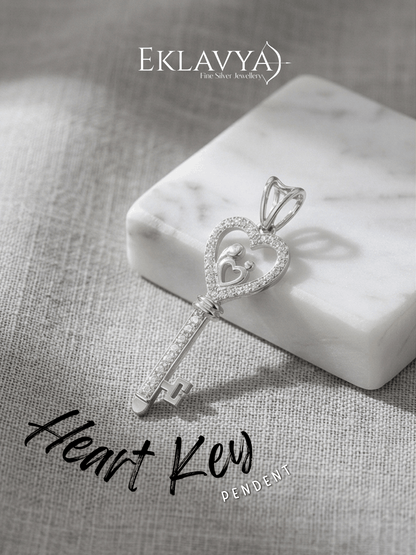 Heart Key Pendant