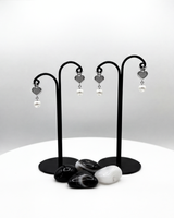 Eklavya Crowned Pearl Heart Drop Earrings — catalog image 2