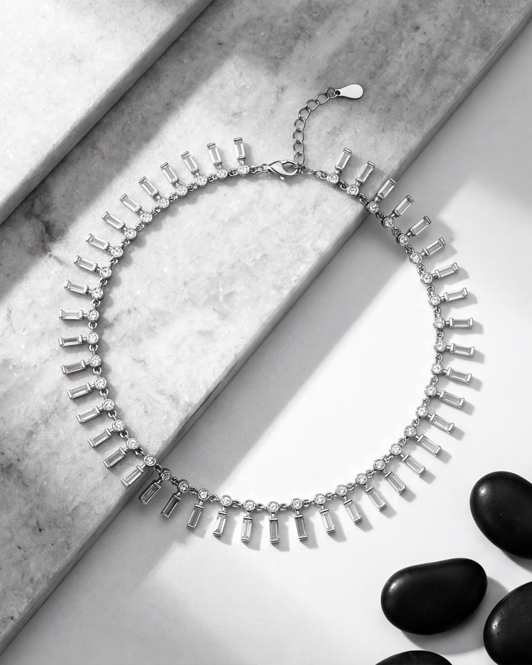 Auric Baguette Cascade Anklet [1-of-1 Ed.]
