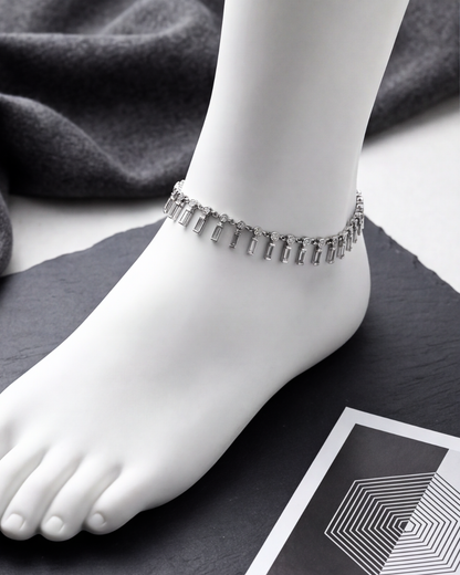 Auric Baguette Cascade Anklet [1-of-1 Ed.]