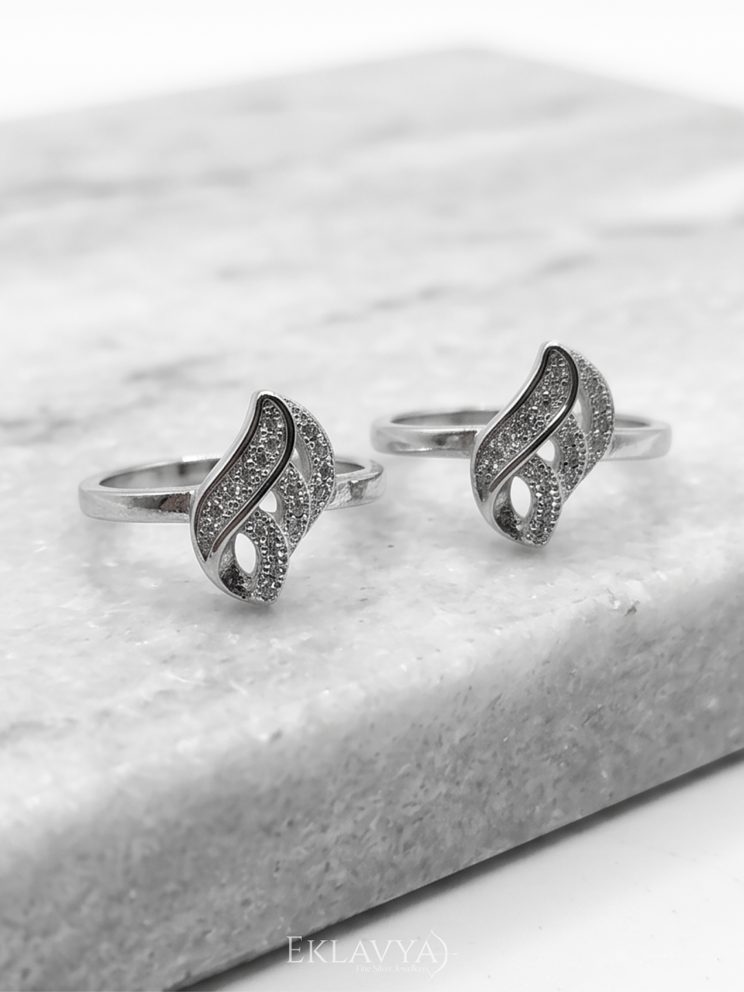 Élaris Wave Toe Rings