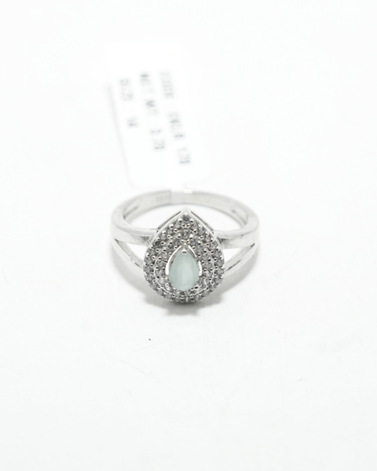 Aqua Lumière Halo Ring