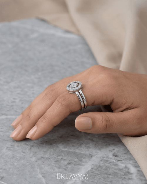 2in1 Oval Star Ring (1 of 1)